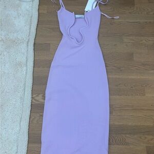 Christopher esbar brand new xs purple Elegant Lavender Sleeveless Dress